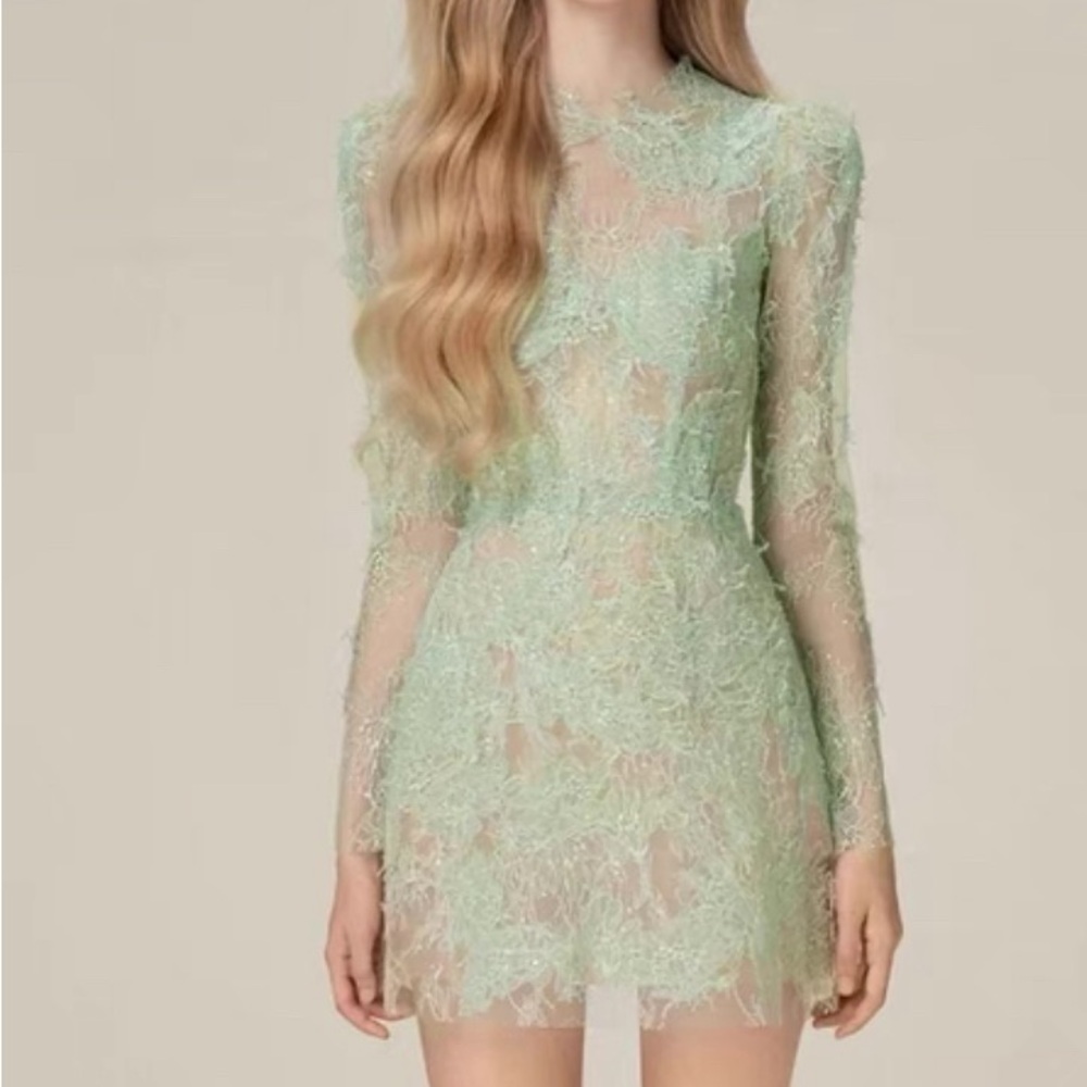 Green Lace Dress